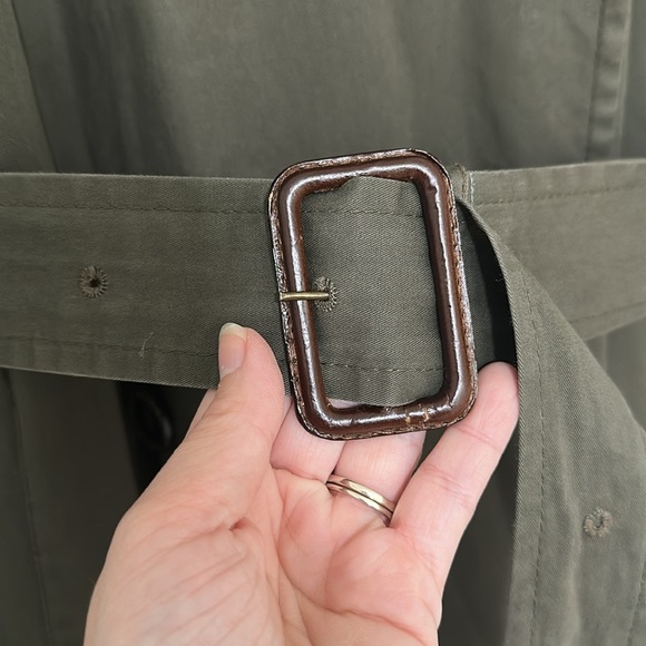 KENNETH BARNARD | Vintage Green Trench - Picture 4 of 10